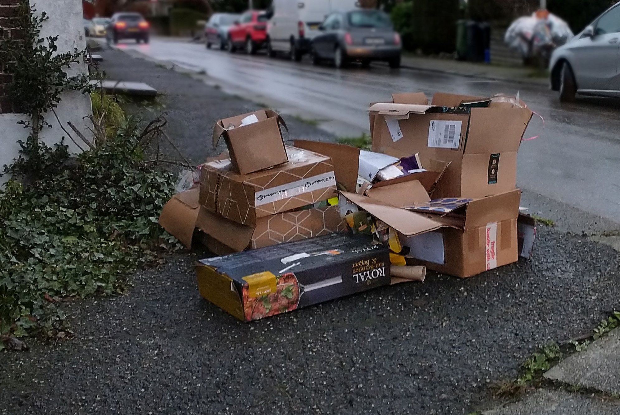 Ophalen oud papier - 8 januari