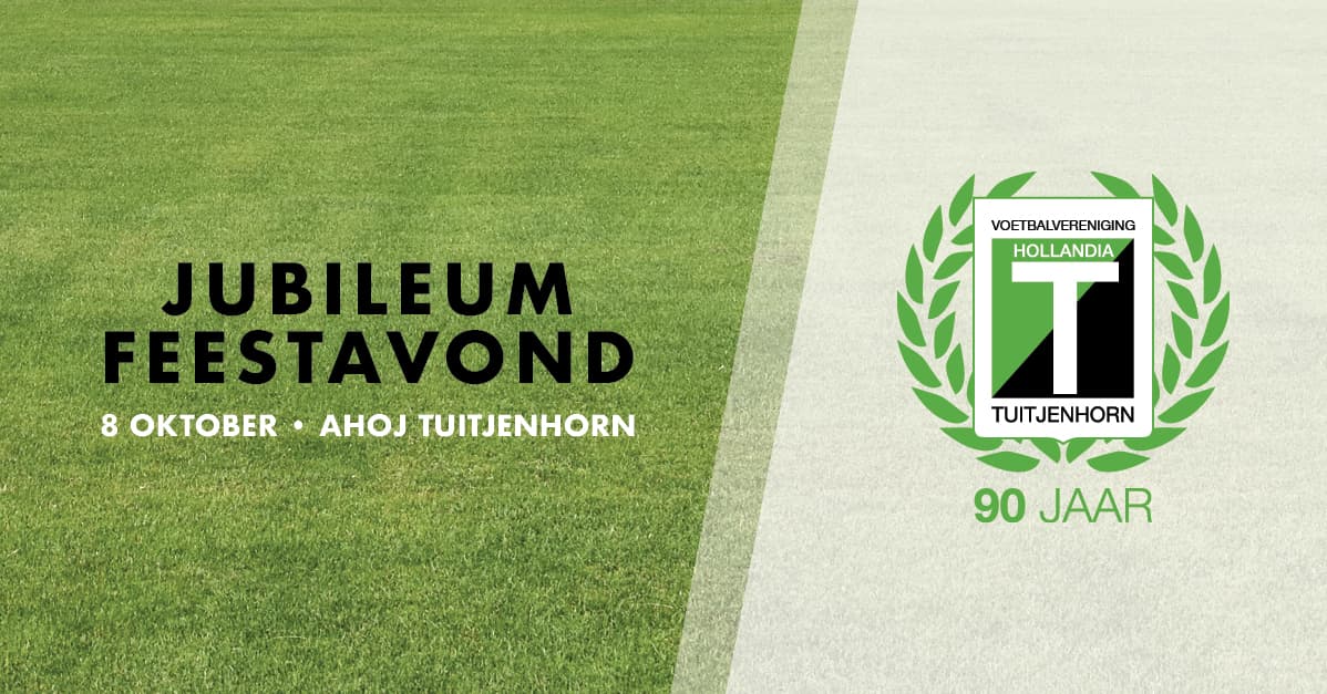 SAVE THE DATE: jubileum feestavond! 