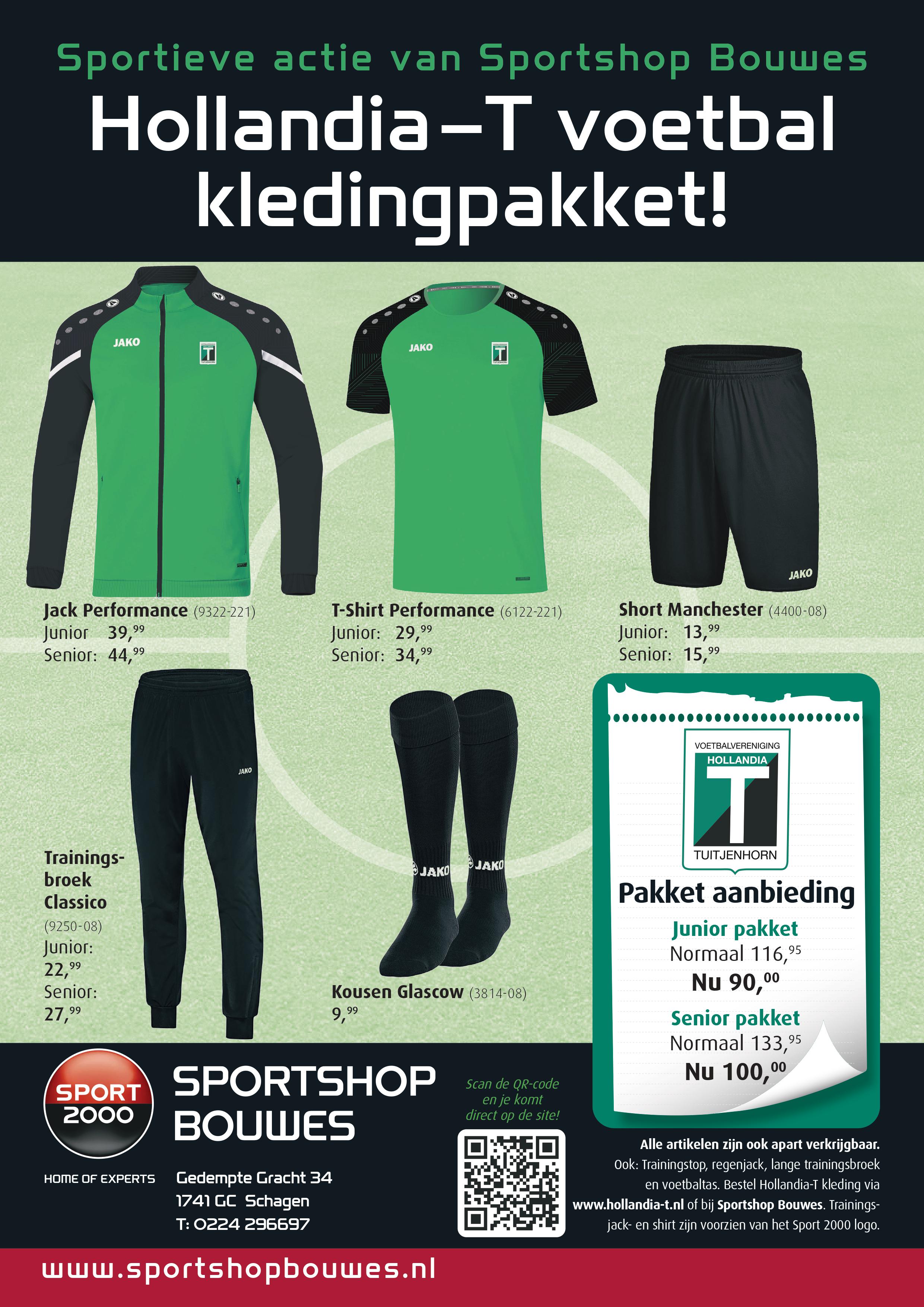 Hollandia T kledingpakket 23-24