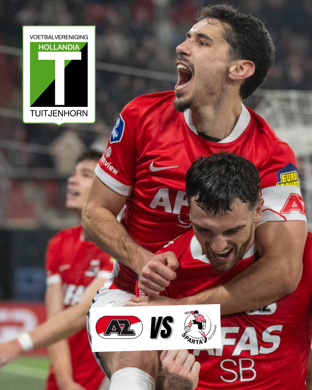 🔴⚪️ Met Hollandia T naar AZ - Sparta Rotterdam