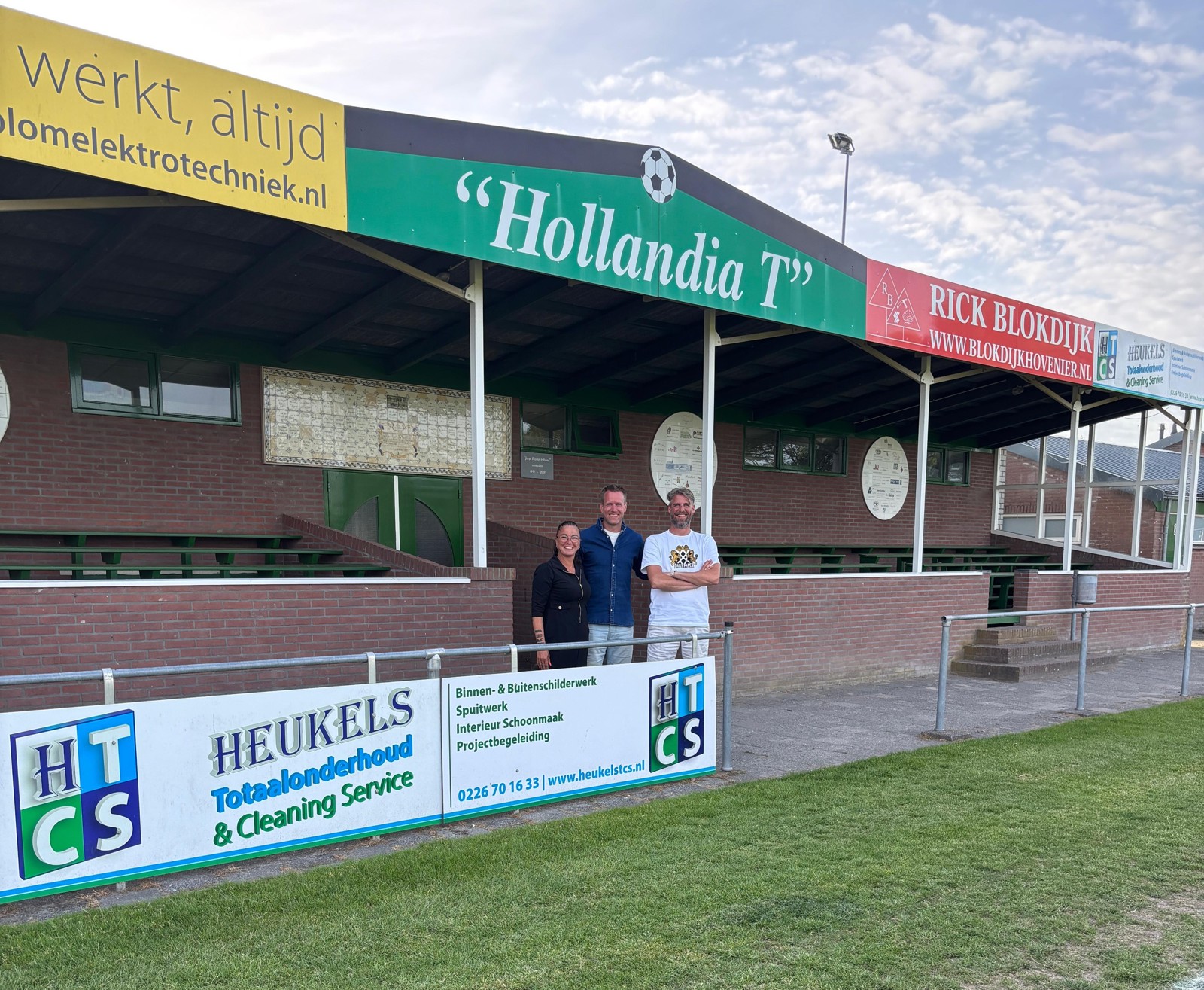 V.O.F. Heukels Totaalonderhoud & Cleaning Service nieuwe stersponsor van Hollandia T